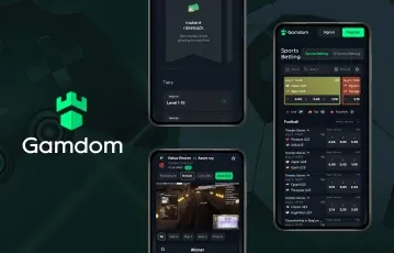 Capture d'écran de l'app Gamdom Casino